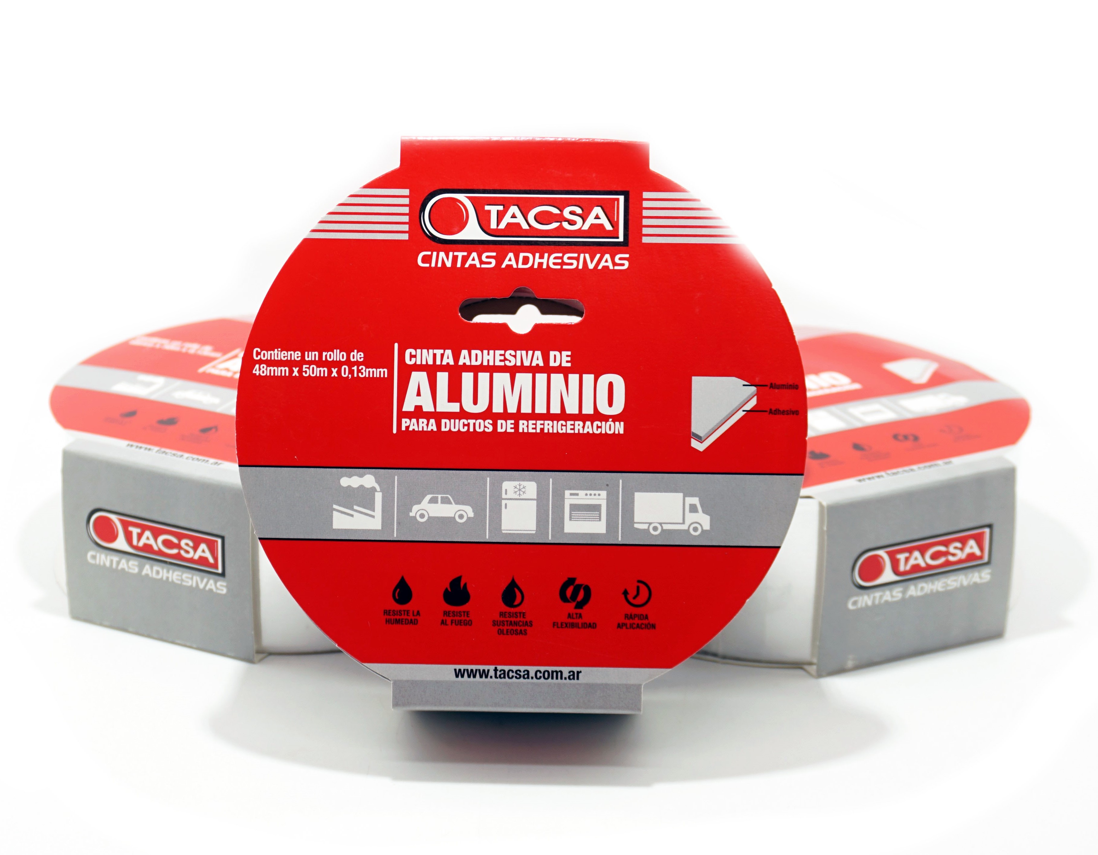 R.cinta TACSA-Aluminio---25mx48mm---04AL